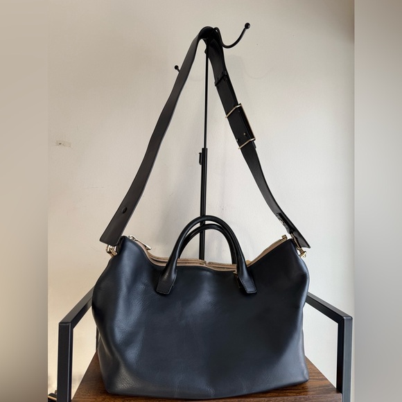 Chloe Handbags - Chloe Baylee Bicolor Leather Two way Hand Bag